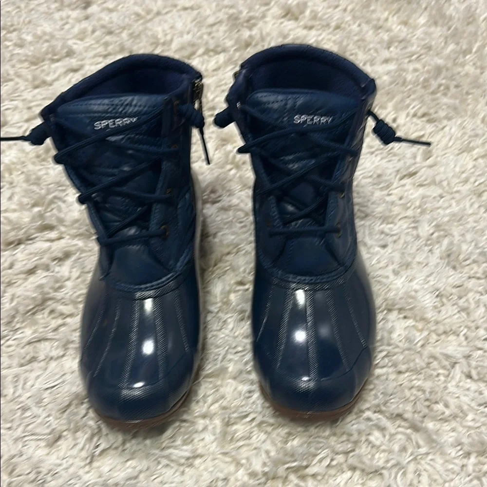 Sperry Navy Duck Boots - Picture 4 of 5